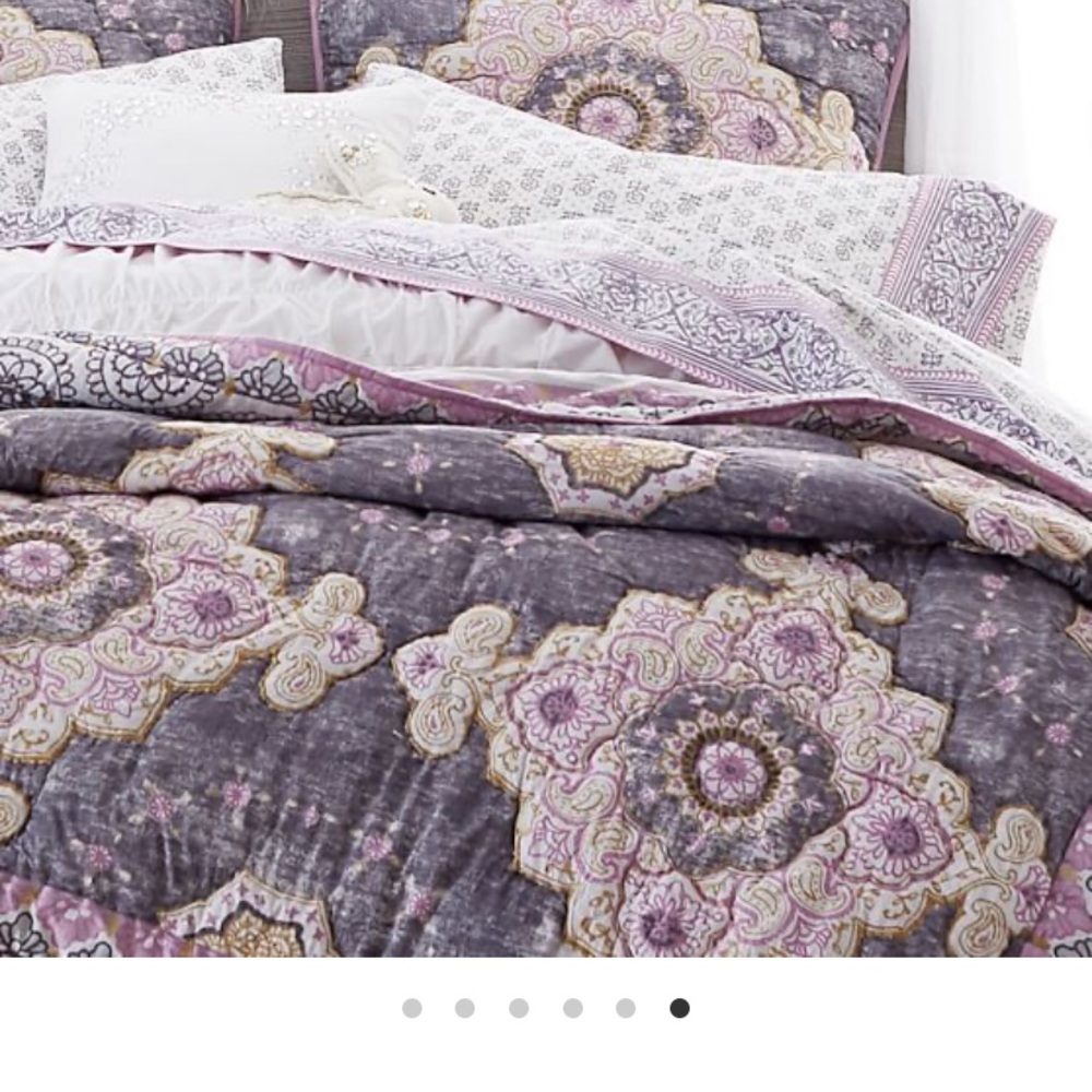 PBTeen comforter, shams, and sheets